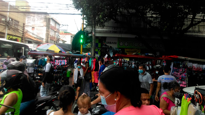 La situación se presenta en la calle 10 con avenida 7 del centro de Cúcuta.