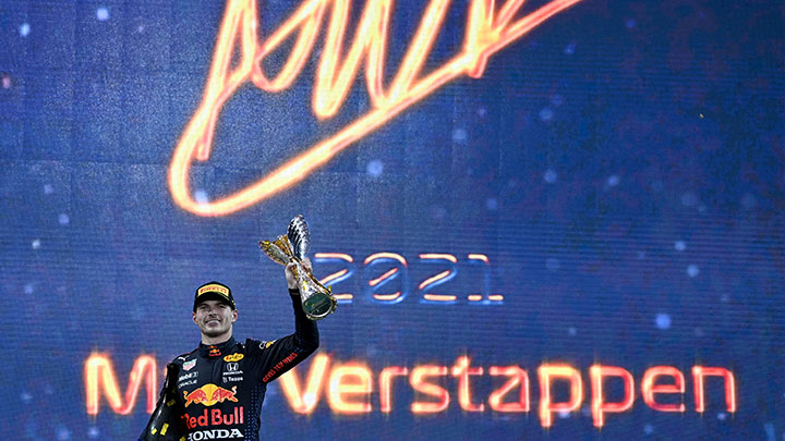 Max Verstappen, campeón de la temporada 2021 de la F1. 