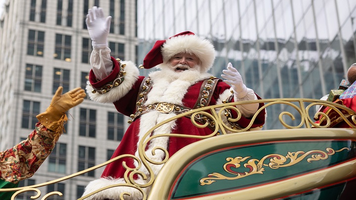 La pandemia ha dificultado el trabajo de Papá Noel en Estados Unidos./ AFP