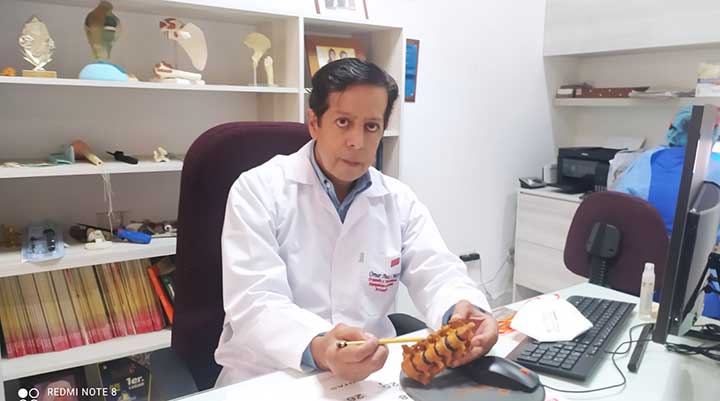 Omar Páez Jaimes, médico deportólogo, traumatólogo, ortopedista, subespecialista en artroscopia,  reemplazo en articulaciones.