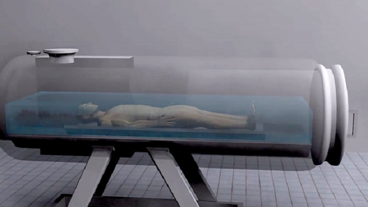 La aquamación, un método funerario más verde./Foto: Ilustración