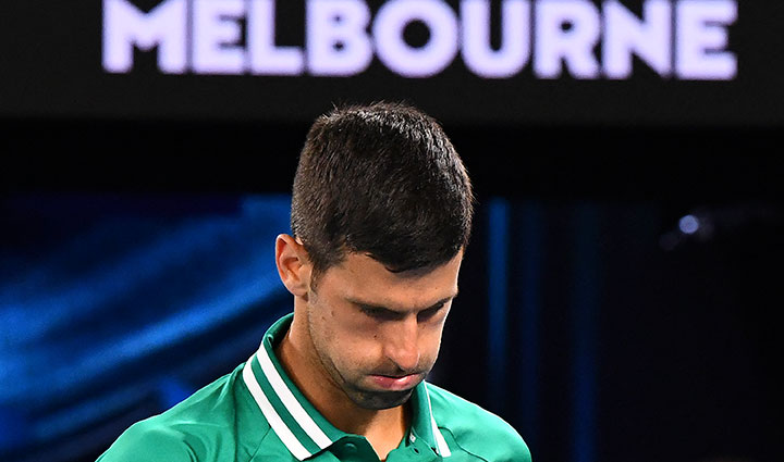 Novak Djokovic enfrenta problemas con Gobierno Australiano tras no vacunarse. 