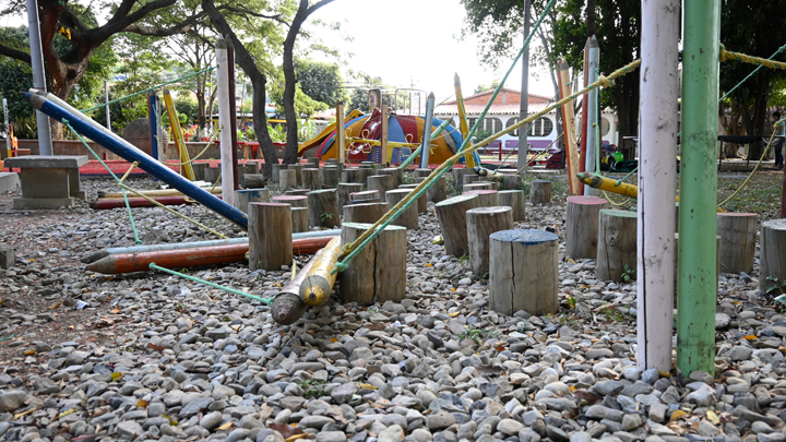 Parque de las Parabólicas ubicado en la avenida 5 entre calles 5 y 4 de Prados del Este.
