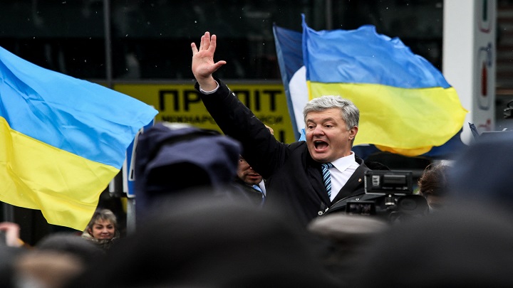 Expresidente Petro Poroshenko regresó a Ucrania