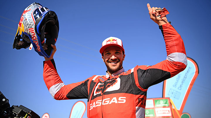 Sam Sunderland, doble campeón del Dakar en motos. 