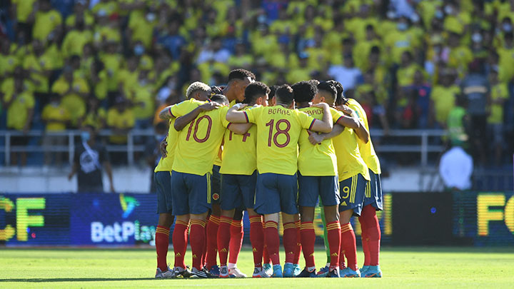 Selección Colombia vs Perú. 
