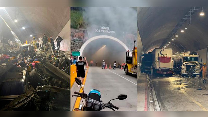 Accidente en túnel de La Línea deja 7 muertos y 33 heridos