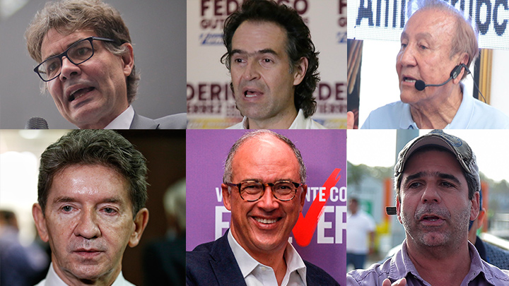 Avalan firmas a seis  precandidatos presidenciales
