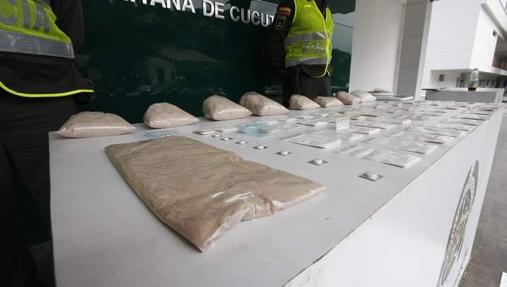 La Policía se incautó de 1.8 toneladas de droga el año pasado.