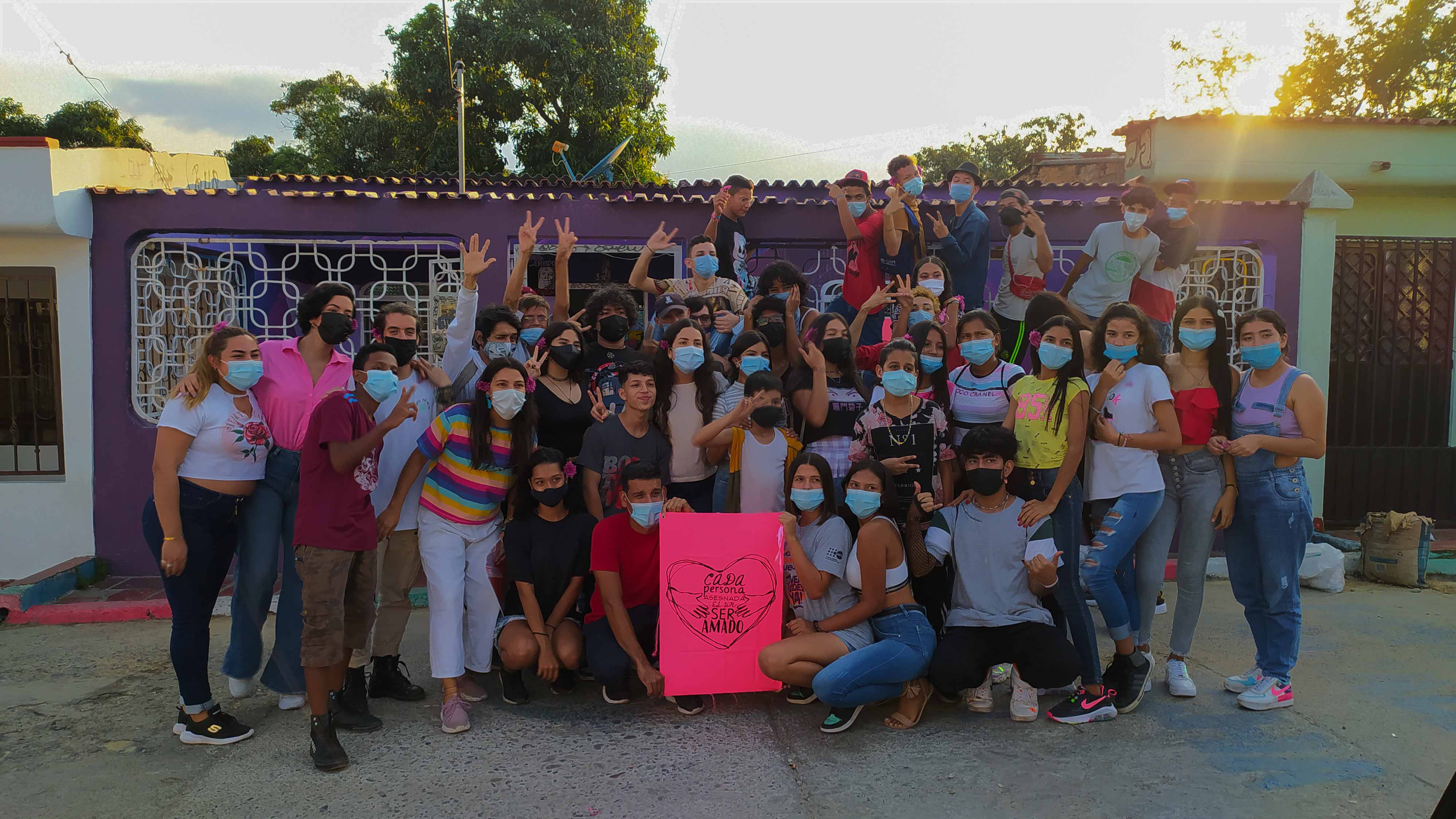 Frontera Morada es una organización que trabaja con jóvenes y para los jóvenes. Foto: @cirocastillo 