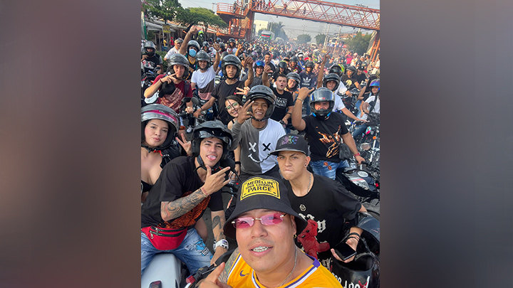 Caravana de motos generó discordia en Los Patios 