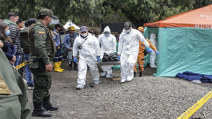Accidente minero deja al menos 10 muertos y 5 desaparecidos en Tasco, Boyacá./Foto: AFP