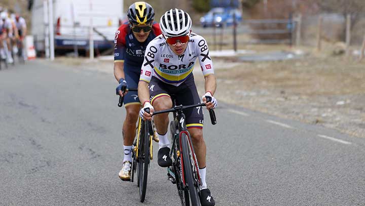 El ciclista colombiano Sergio Higuita es el nuevo líder de la Vuelta a Cataluña