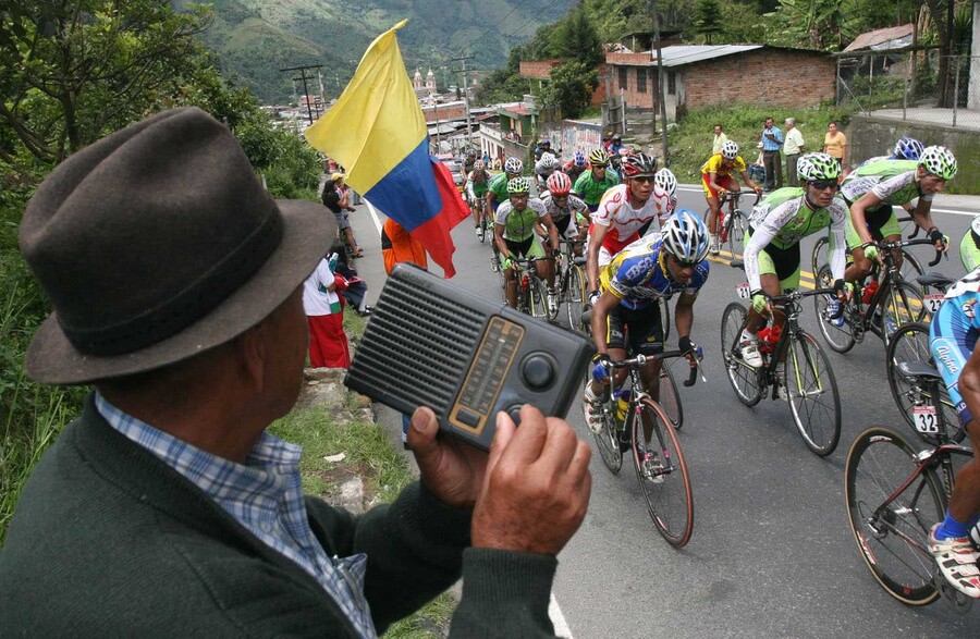 Un homenaje al ciclismo colombiano. 