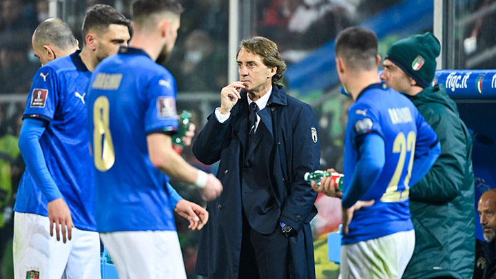 Roberto Mancini, técnico de Italia. 