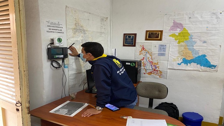 Los funcionarios están pendientes del monitoreo en el municipio de Ocaña.