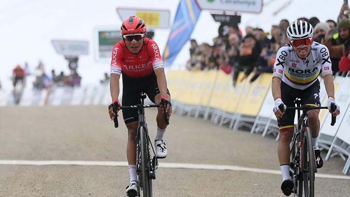 Nairo Quintana, a un segundo del liderato en la Vuelta a Cataluña