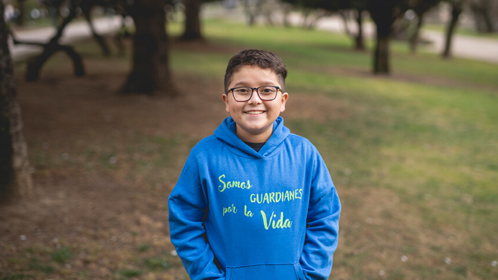 Francisco Vera tiene un movimiento de niños ambientalistas
