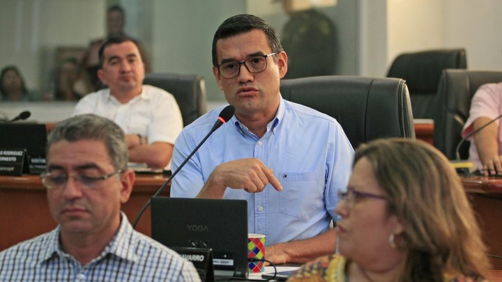 Oliverio Castellanos, presidente del Concejo