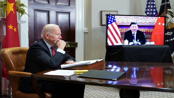 Reunión virtual Xi-Joe Biden