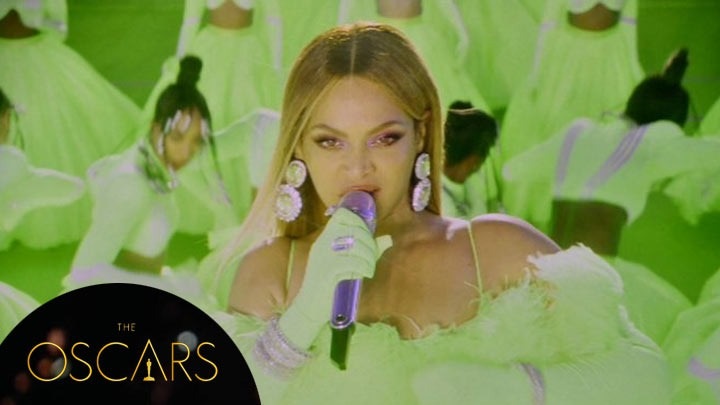 La cantante Beyonce dio apertura a la gala de los Premios Óscar./Foto: cortesía