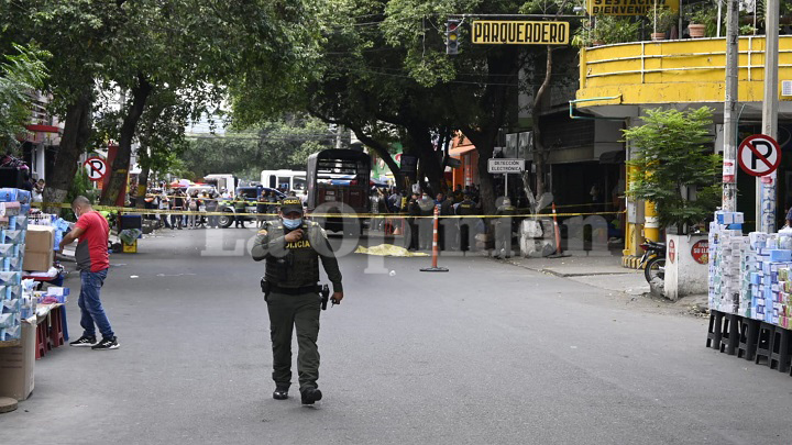 Asesinato en el centro de Cúcuta./Foto: La Opinión