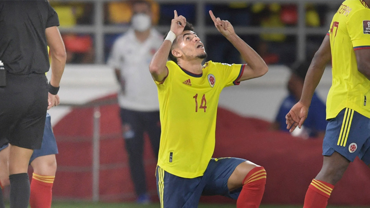 Luis Díaz se ha convertido en la ‘brújula’ de Colombia para seguir vivo en la eliminatoria. Foto: AFP.