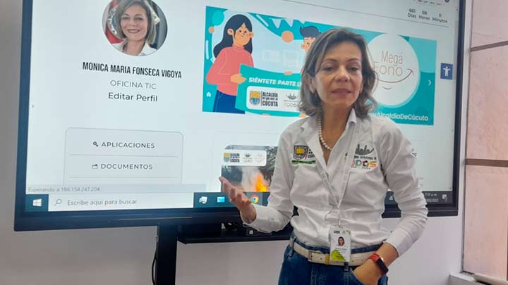 Mónica fonseca, secretaria de las TIC de Cúcuta/Foto orlando carvajal