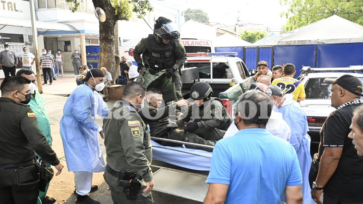 Un policía resultó herido a bala presuntamente en operativo de La Parada./Foto: Jorge Gutiérrez - La Opinión
