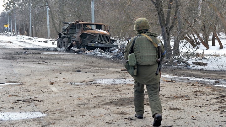 Ucranianos que hacían fila para comprar pan mueren en ataque ruso./Foto: AFP