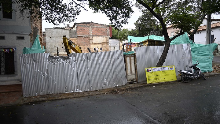 Casa Alemana demolida en el barrio El Páramo. (Foto:Jorge Gutiérrez)