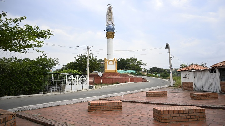 Monumento a la Virgen de Fátima. / Foto: Jorge Gutiérrez / La Opinión 