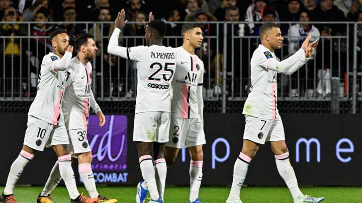 Con Neymar y Mbappé encendidos, el PSG goleó al Clermont por 6-1 