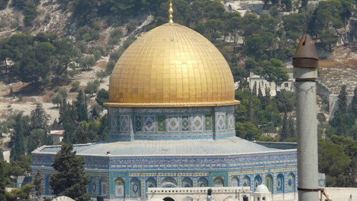 Dome of the Rock, iconic church in Jerusalem.