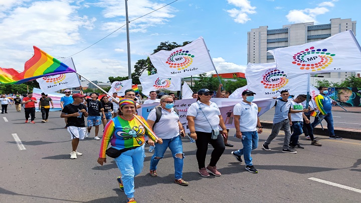 La “Caminata por la Igualdad” se realizó con el apoyo de la institucionalidad. /Foto: Cortesía