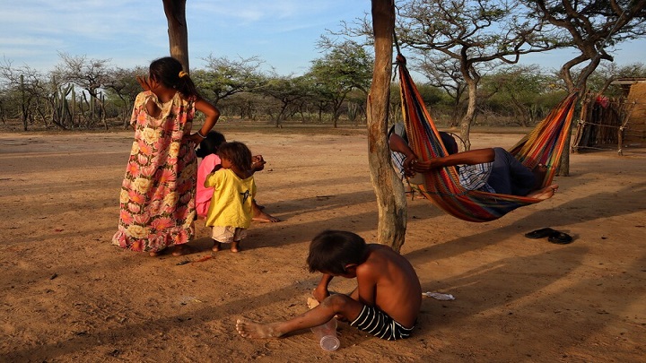 Niños mueren de hambre en la Guajira