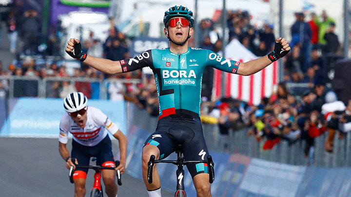 Lennard Kamna, ganador de la cuarta etapa del Giro de Italia 2022. 