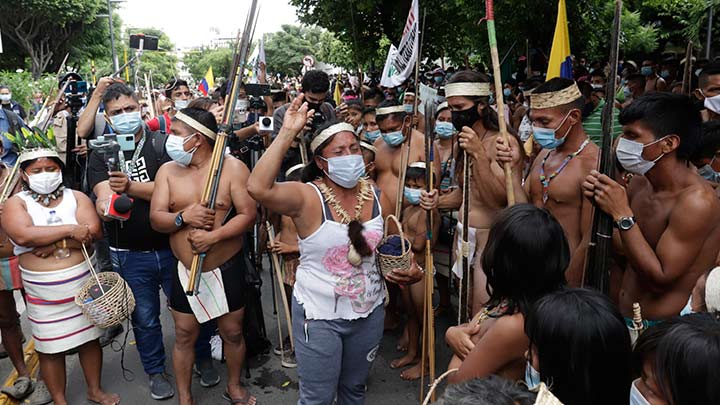 El pueblo motilón barí protestará mañana y el domingo en Tibú/Foto archivo