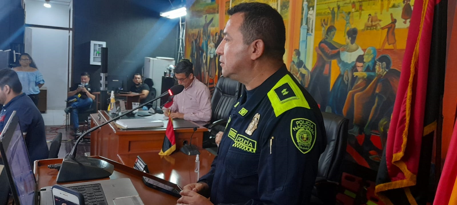 Brigadier general Oscar Moreno, comandante de la Policía Metropolitana/Foto Orlando Carvajal/La Opinión