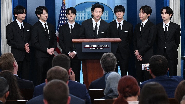 Los reyes del K-Pop denuncian el racismo durante visita a la Casa Blanca