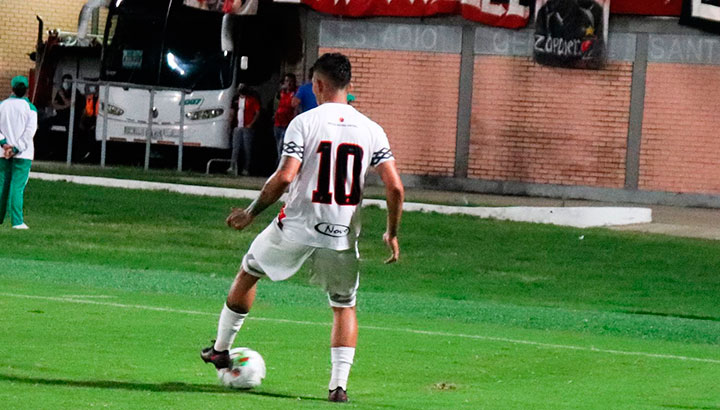 Héctor Solano, jugador del Cúcuta Deportivo. 