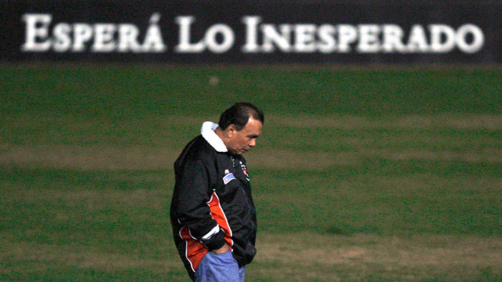 Jorge Luis Bernal, técnico del Cúcuta Deportivo en 2007. 