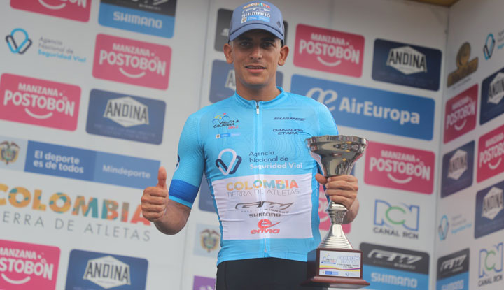 Nelson Soto fue el protagonista en la segunda etapa de la Vuelta a Colombia 