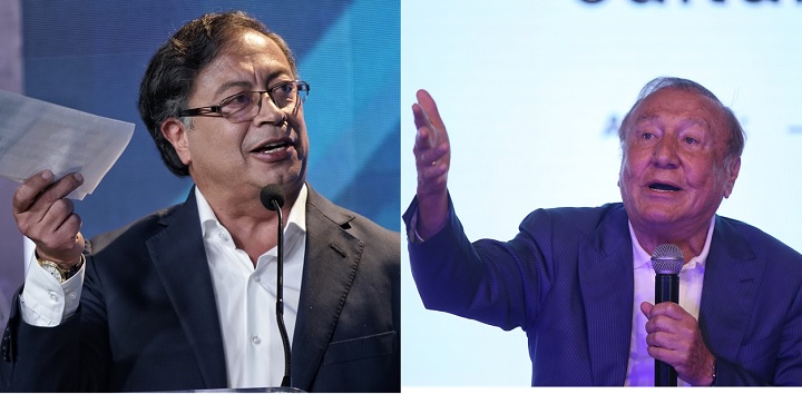 Gustavo Petro y Rodolfo Hernández se disputan la Presidencia de Colombia. /Foto La Opinión