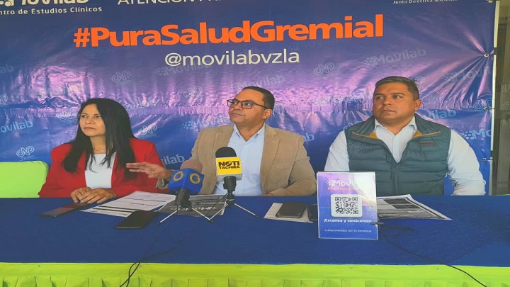  Gerentes de Moviliab Venezuela anunciaron un convenio para la atención de la salud de los agremiados de Colegio de Periodista de Venezuela. Foto Anggy Polanco / La Opinión                                                                                                                                                                                                                                                                                                                                                    