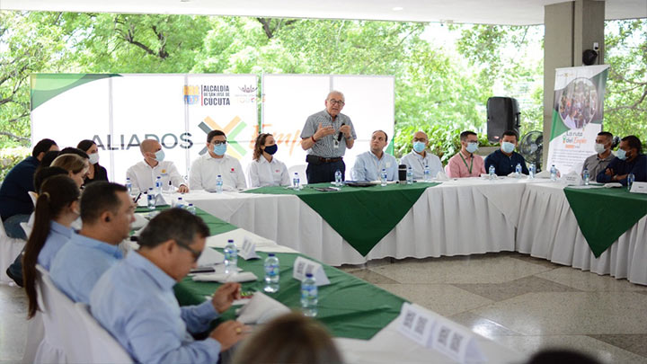 72 empresas han participado en la Ruta del Empleo en Cúcuta./Foto: cortesía