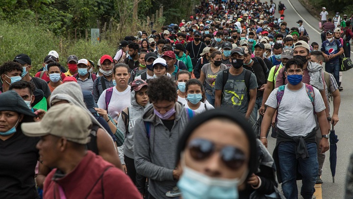 Miles de migrantes salen en caravana del sur de México con rumbo a EE. UU../Foto: internet
