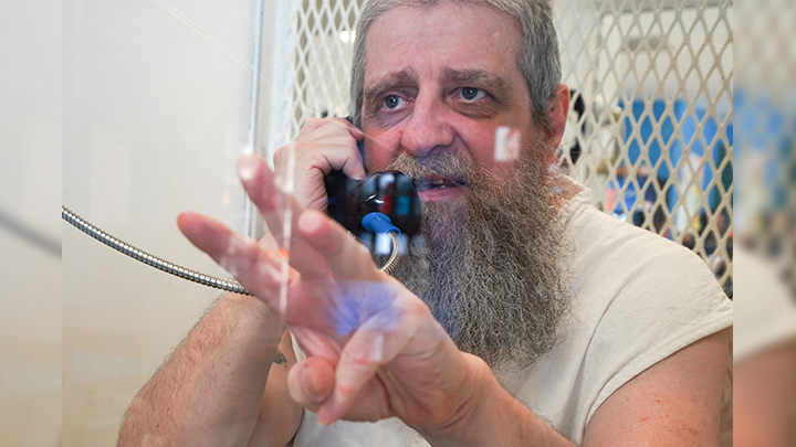 El "optimismo" de un preso en Texas tras 27 años en el pasillo de la muerte./Foto: AFP