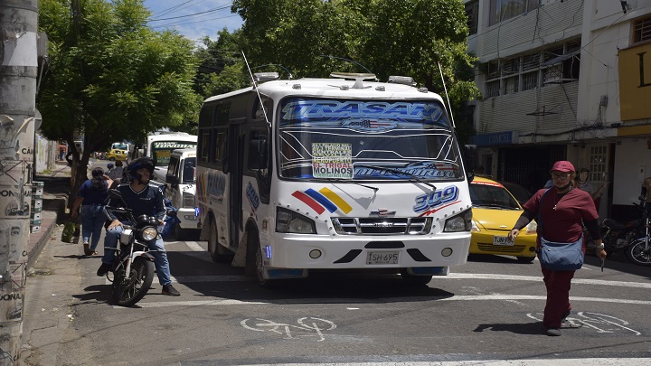 Muchos inconvenientes están afectando las rutas de trasporte público en Cúcuta./ Foto: Pablo Castillo/La Opinión