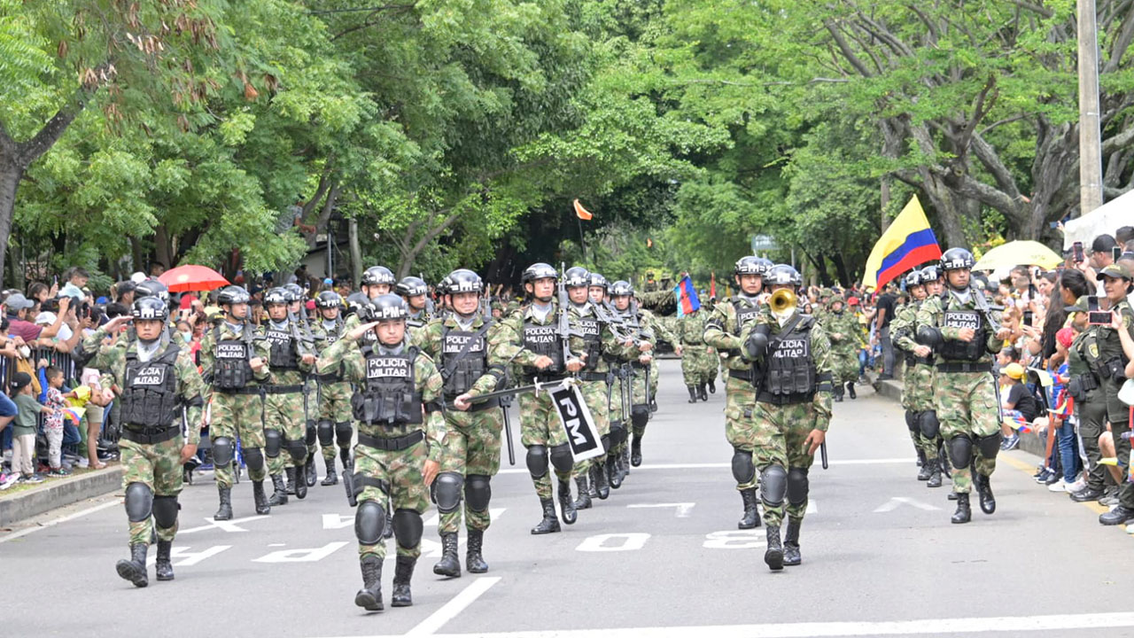 Desfile militar del 20 de julio 